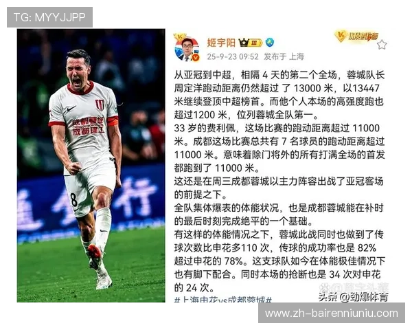 球员GPS追踪数据公开，跑动距离成热议话题